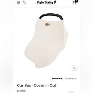 Kyte baby car seat cover
